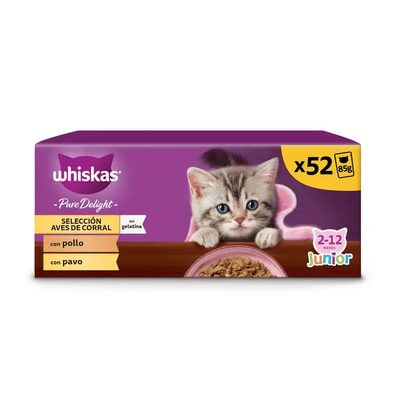 Whiskas Pure Delight Junior Geflügel 13X4X85Gr