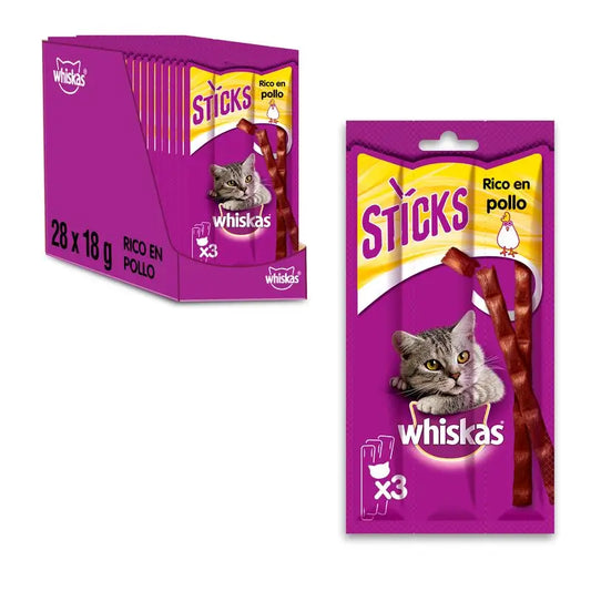 Whiskas Sticks Huhn 28X18Gr Beutel