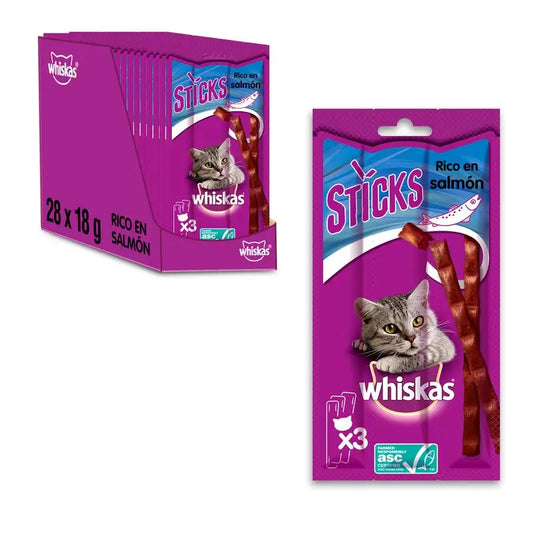 Whiskas Sticks Lachs Box 28X18Gr