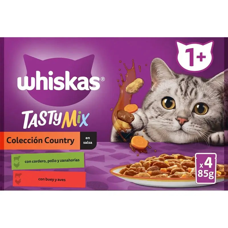 Whiskas Tasty Mix Land Sammlung 13X4X85Gr