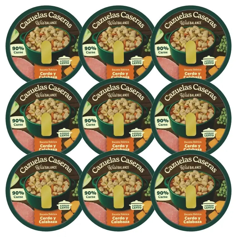 Wild Balance Hausgemachter Eintopf mit Schweinefleisch und Kürbis 9 x 280 g