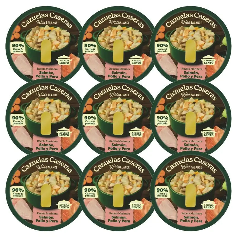 Wild Balance Hausgemachte Auflaufform mit Lachs, Hähnchen und Birne 9 x 280 g