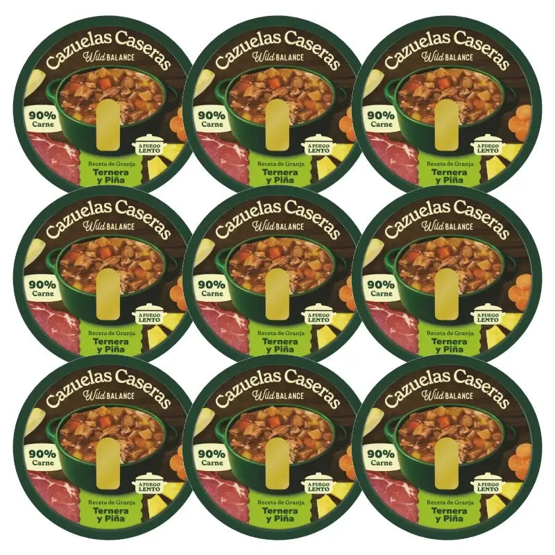 Wild Balance Hausgemachter Eintopf mit Rindfleisch und Ananas 9 x 280 g