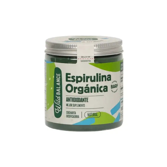 Wild Balance Bio-Spirulina – Natürliches Nahrungsergänzungsmittel für Hunde und Katzen, 100 g