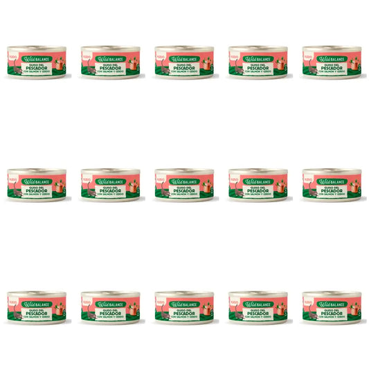 Wild Balance Traditional Ragout Dose mit Rindfleisch, Huhn und Gemüse für Katzen, 80 g, 15er-Pack