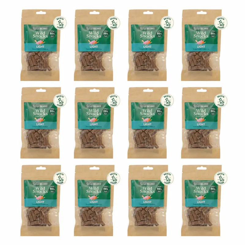 Wild Balance Wild Snack Light - Karotte & Pastinake , 75 Gramm, 12er-Pack