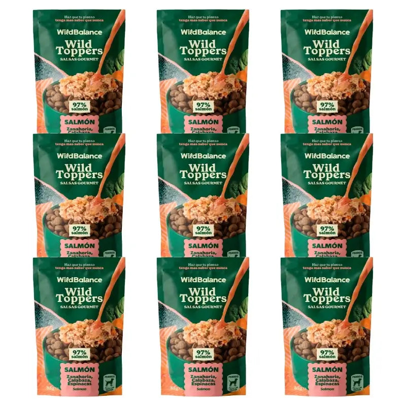 Wild Toppers Gourmet-Saucen mit Lachs 9 x 85 g