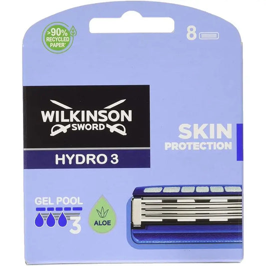 Wilkinson Sword Hydro 3 Ladegerät 8 Stück