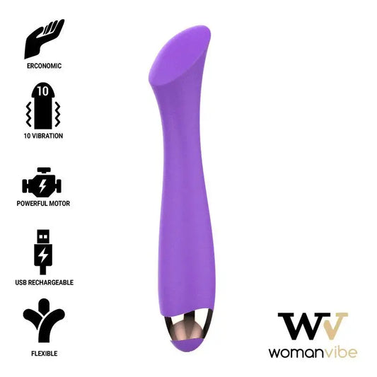 Womanvibe Mandy Wiederaufladbarer Silikon K-Punkt Vibrator