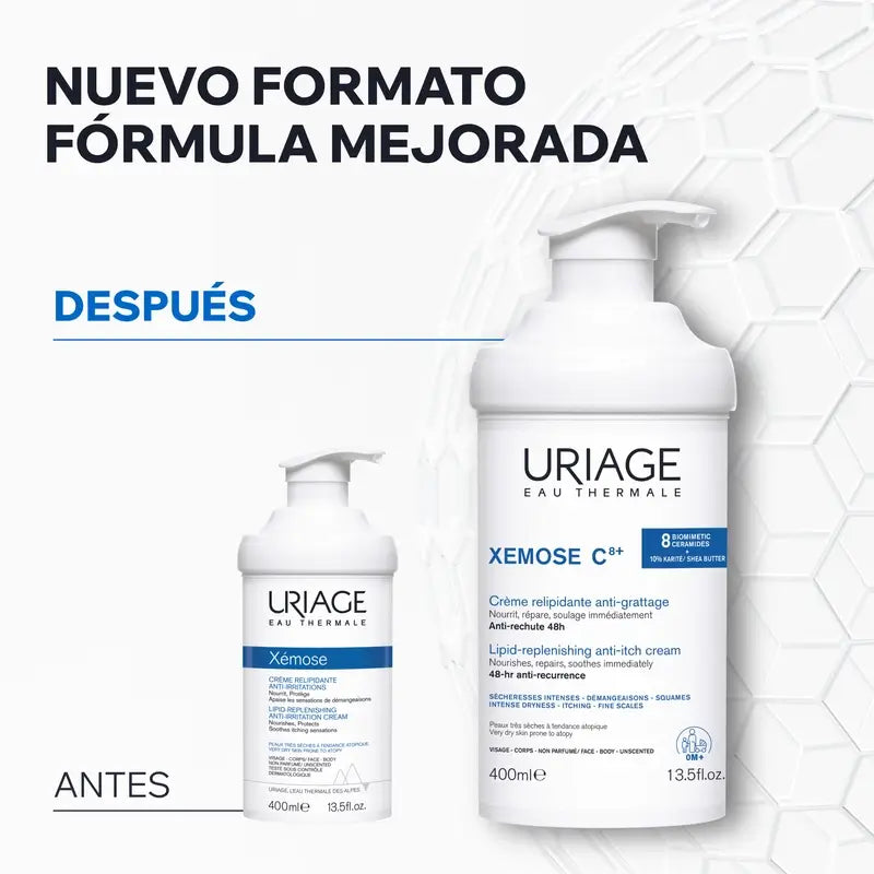 Uriage Xemose C8+ Relipidisierende Anti-Juckreiz-Creme 400ml