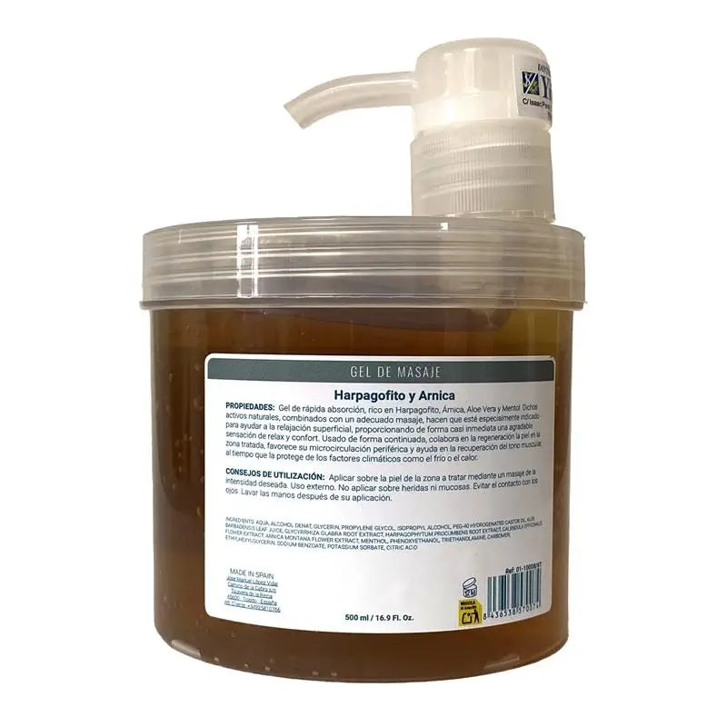 Ynsadiet Muskel-Gel Entspannende Wirkung Arnika-Harpago 500Ml