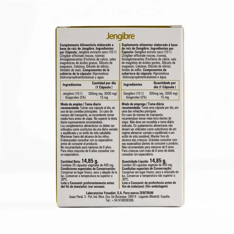 Ynsadiet Ingwer, 30 Kapseln