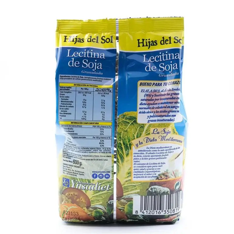 Ynsadiet Lecithin Soja Granulat Gmo Beutel , 600 gr