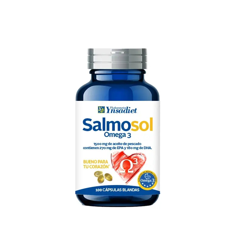 Ynsadiet Salmosol Lachs 500Mg. 100 Perlen