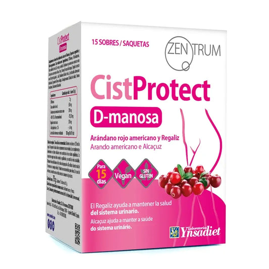 Ynsadiet Zentrum Cistprotect D-Mannose, 15 Umschläge