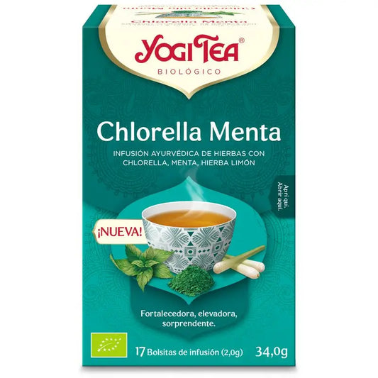 Yogi Tee Chlorella Pfefferminz 17Infusionen