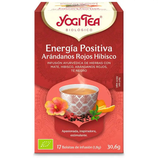 Yogi Tee Yogi Tee Positive Energie Blaubeere Hibiskus, 17 Sachets