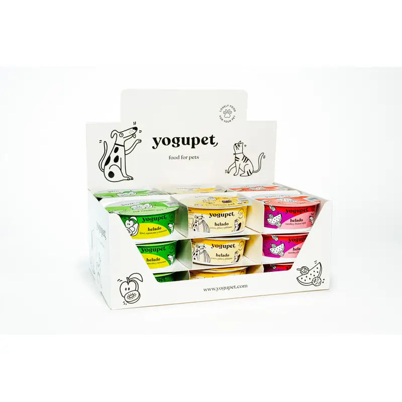 Yogupet Eiscreme Display 18X110Gr + 18X110Gr