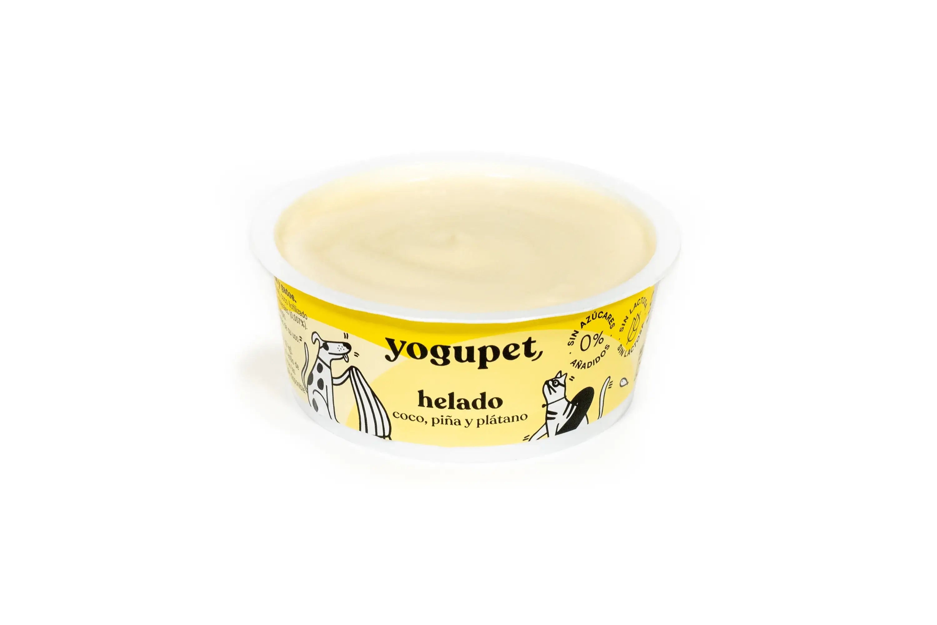 Yogupet Hund/Katze Gelbe Früchte Eiscreme 4X110Gr