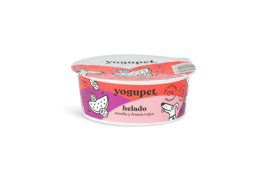 Yogupet Hund/Katze Rote Früchte Eiscreme 4X110Gr