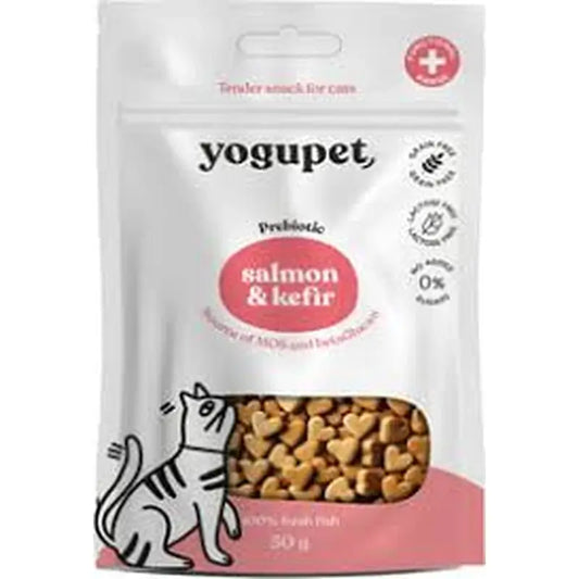 Yogupet Halbfeuchter Katzensnack mit Schweinefleisch & Joghurt-Geschmack , 50 g
