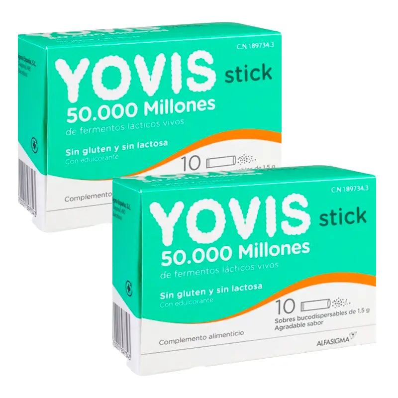 Yovis Pack, 2 x 10 bucodispersible Sitcks