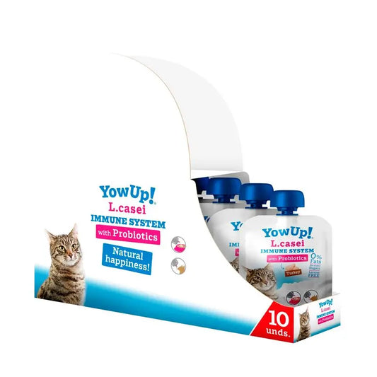 Yow Up Pouch L.Casei Truthahn Katzen Box 10X85Gr