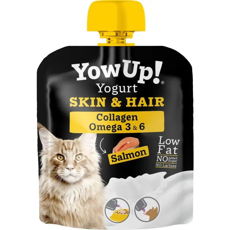Yow Up Pouch Joghurt Katzen Haut&Haar Box 10X85Gr