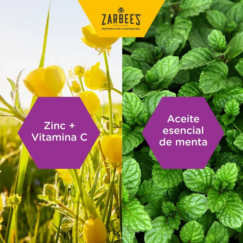 Zarbee'S Throat & Immunität 24 Lutschtabletten mit Honig, Pfefferminze, Zink und Vit.D