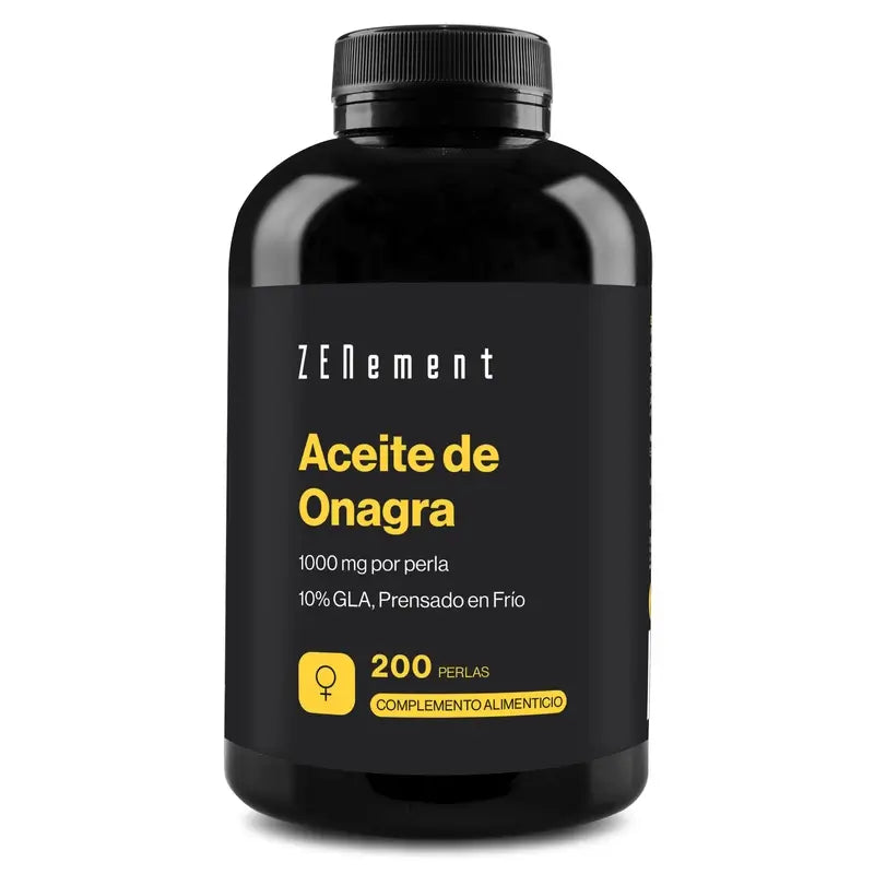 Zenement Nachtkerzenöl 1000 mg, 200 Weichkapseln