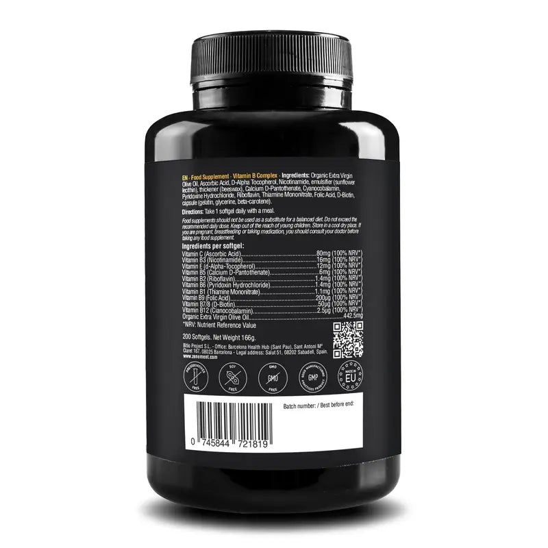 Zenement Vitamin-B-Komplex, 200 Weichkapseln