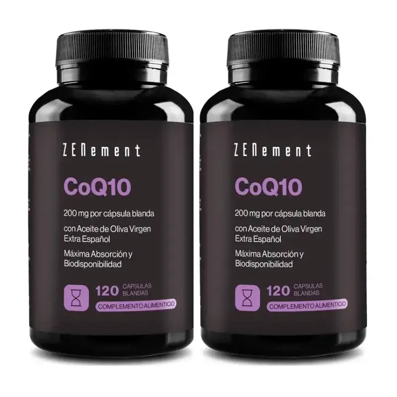 Zenement Coq10 200 Mg, Packung mit 2 x 120 Weichkapseln