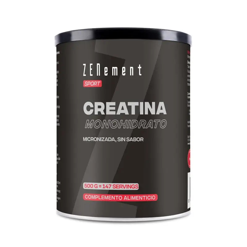 Zenement Kreatin-Monohydrat, mikronisiert, geschmacksneutral, 500 g