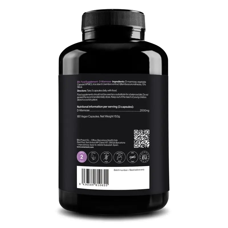 Zenement D-Mannose, 180 vegane Kapseln