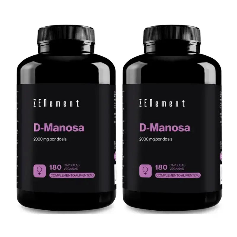 Zenement D-Mannose, Packung 2 x 180 vegane Kapseln