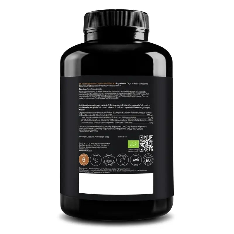 Zenement Bio-Reishi-Extrakt, 180 vegane Kapseln
