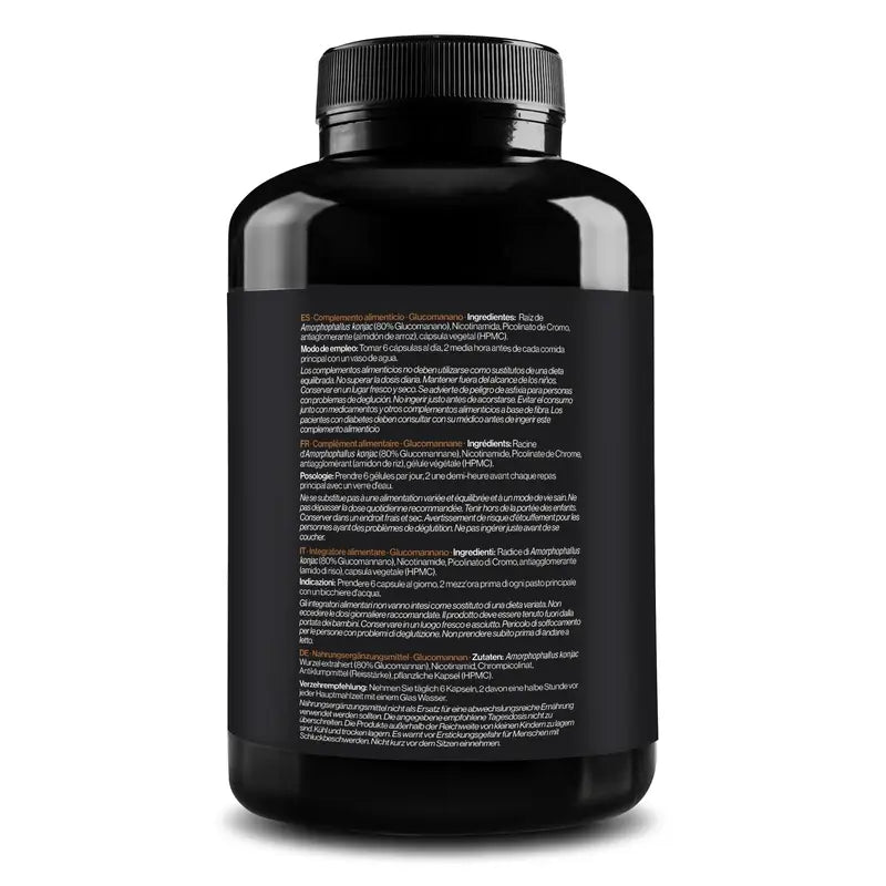 Zenement Glucomannan Natürliches Sättigungsgefühl, 180 vegane Kapseln