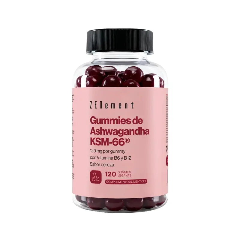 Zenement Gummibärchen De Ashwagandha Ksm-66, 120 vegane Gummibärchen
