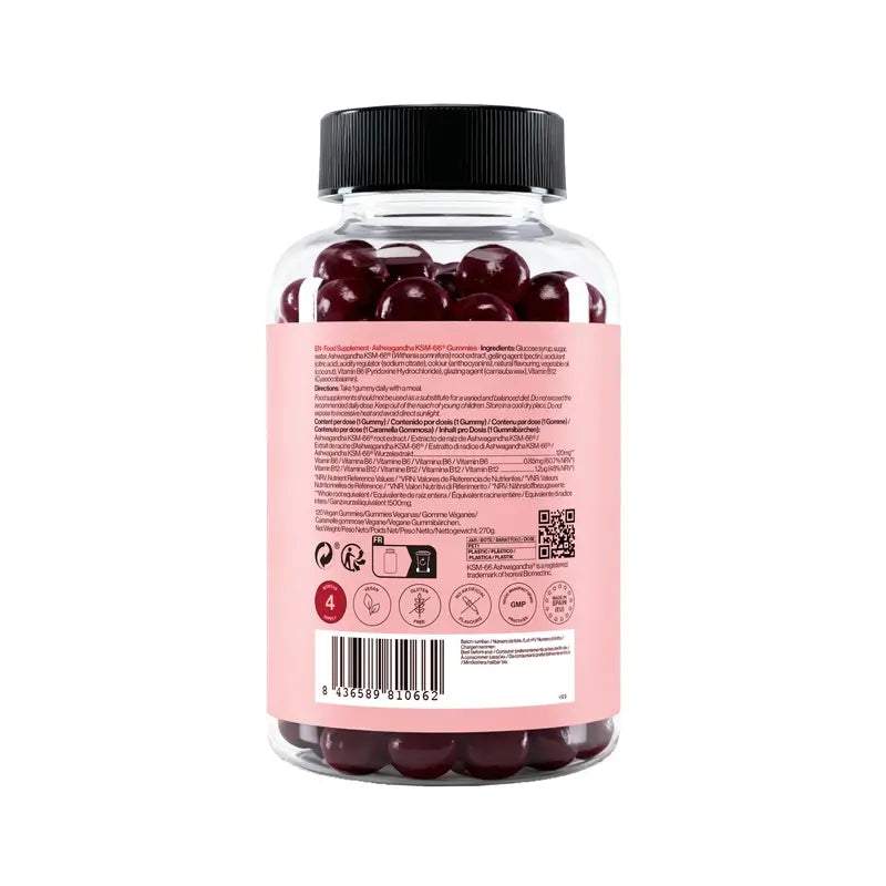 Zenement Gummibärchen De Ashwagandha Ksm-66, 120 vegane Gummibärchen
