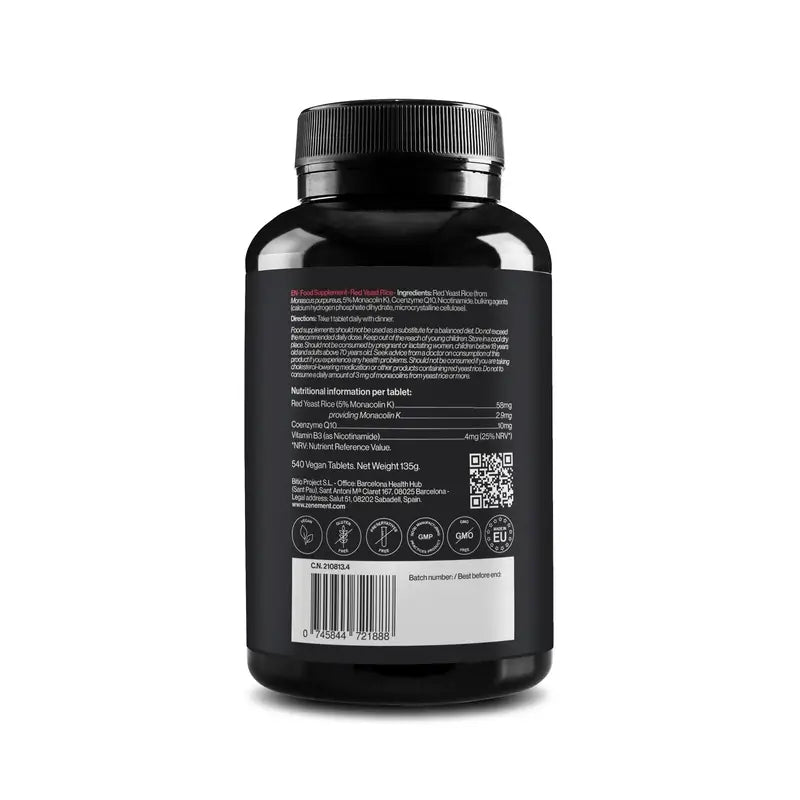 Zenement Roter Hefereis, 540 vegane Tabletten