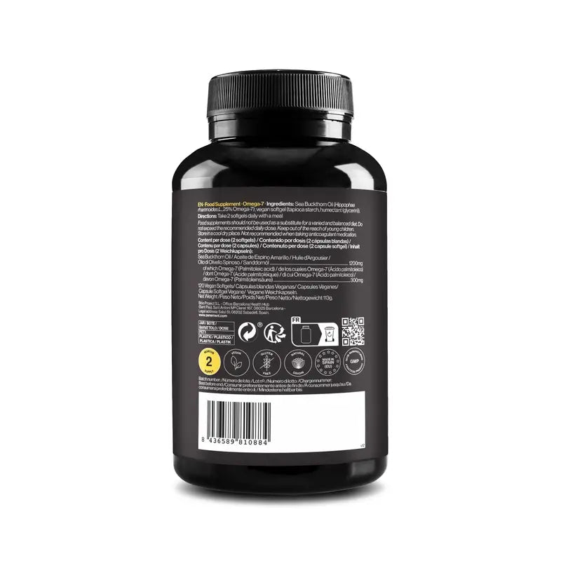 Zenement Omega-7, 120 vegane Weichkapseln