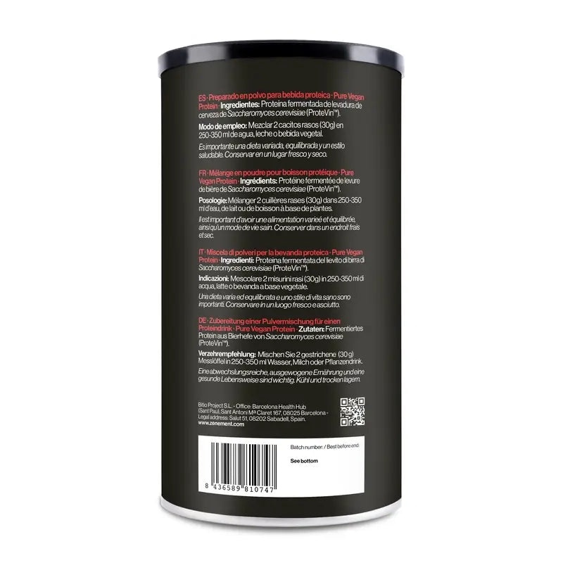 Zenement Reines Veganes Eiweiß, 750g