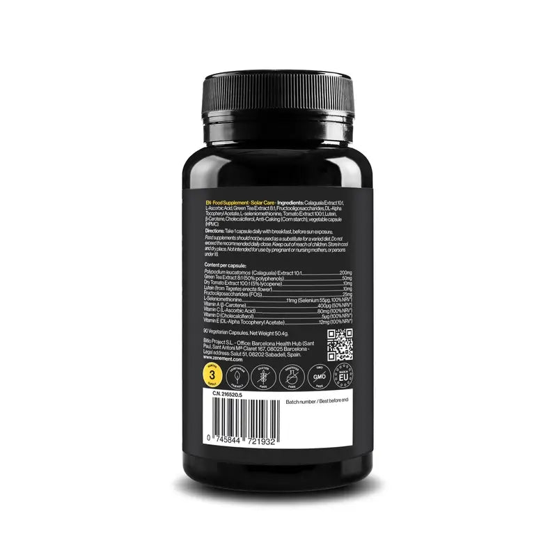 Zenement Solar Care, 90 vegetarische Kapseln