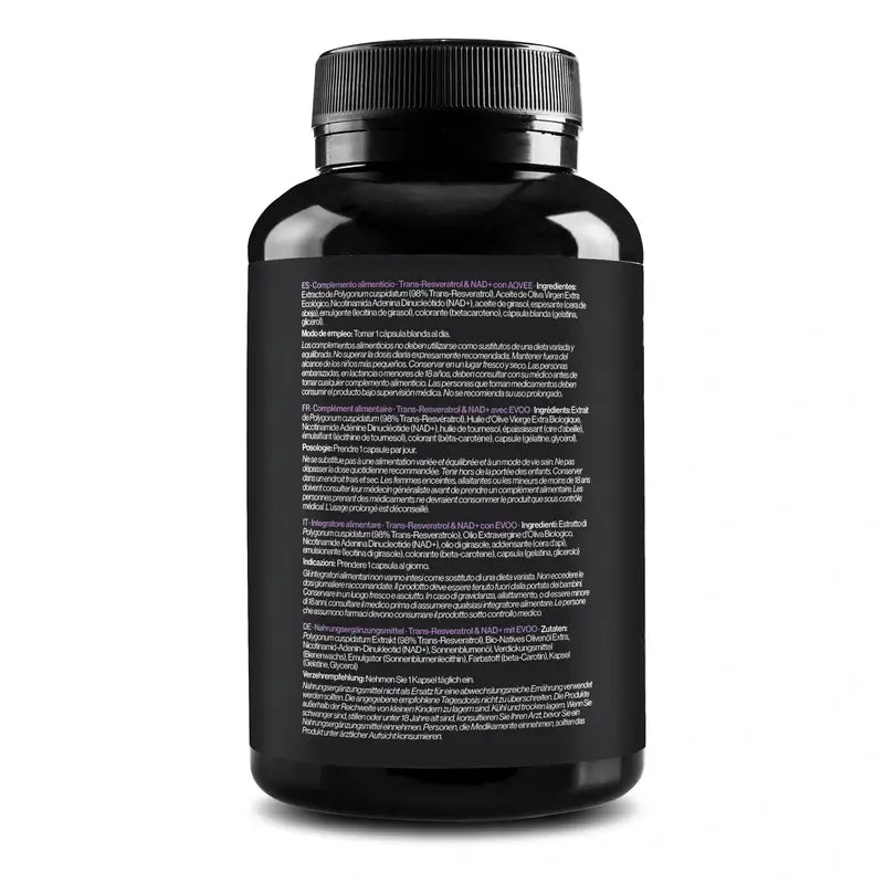 Zenement Trans-Resveratrol & Nad+ mit Aove, 90 Weichkapseln