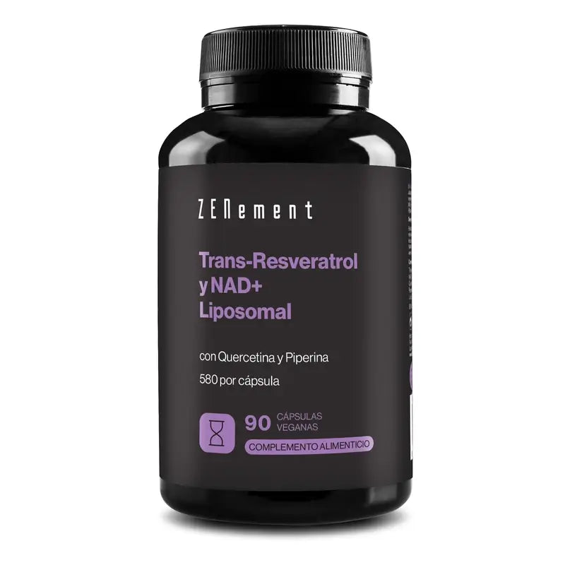 Zenement Trans-Resveratrol UND Nad+ Liposomal, 90 vegane Kapseln