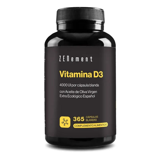 Zenement Vitamin D3 4000 Ui, 365 Weichkapseln
