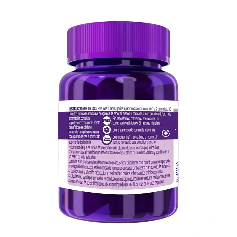 ZzzQuil Natura Kinder Melatonin Niedrige Dosis +3 Jahre, 30 Gummis