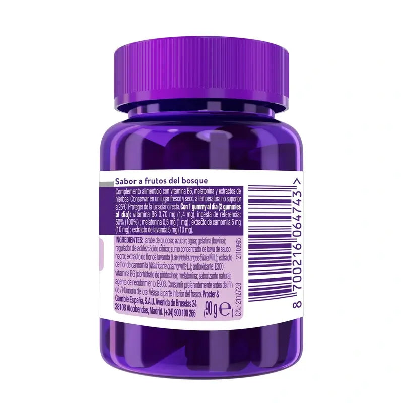 ZzzQuil Natura Kinder Melatonin Niedrige Dosis +3 Jahre, 30 Gummis