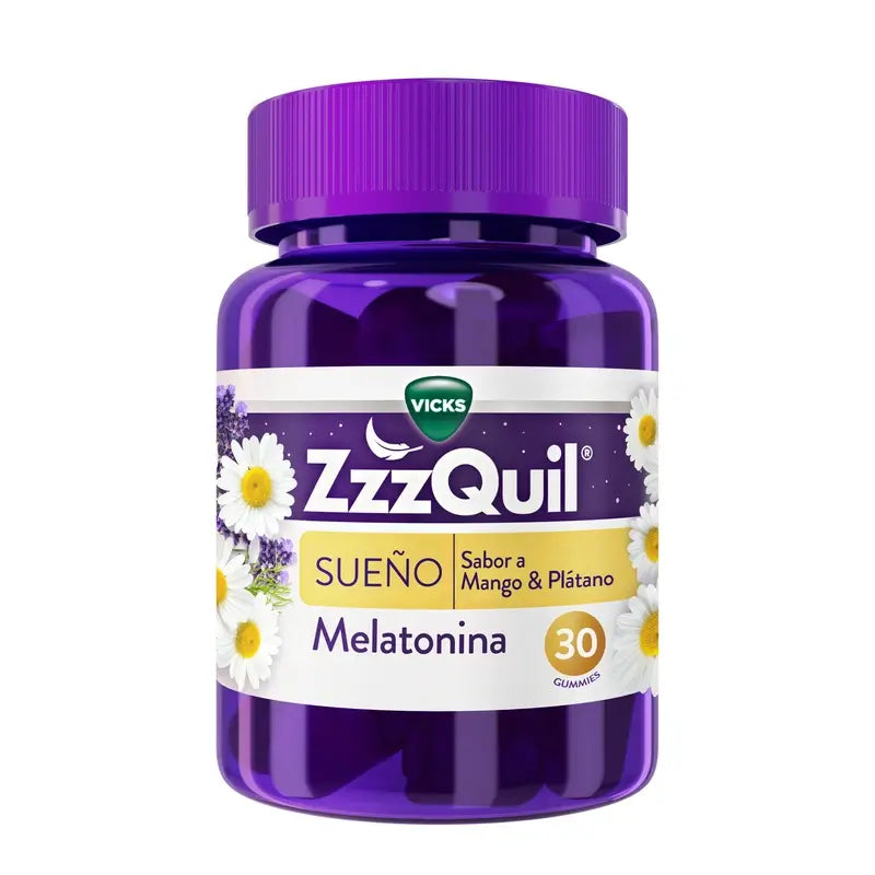 ZzzQuil Mango, Banane und Baldrian, 30 Gummis
