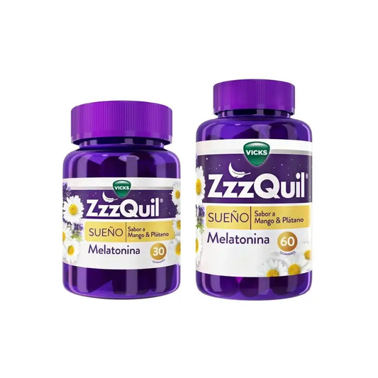ZzzQuil Mango, Banane und Baldrian, 60 + 30 Gummis